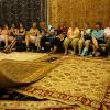 A Turkish rug demonstration
