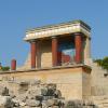 The ancient Minoan city on Crete
