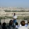 Dr. Sparks teaching on the Mount of Olives