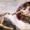 The Cration of Adam in the Sistine Chapel
